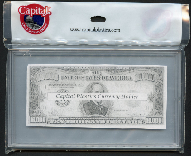 Capital Plastic MAC Currency Holder for Notes of 1928-Date - www.jakesmp.com