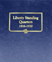 .gif of a Whitman Classic coin album #9121 for Liberty Standing quarters 1916 to 1930