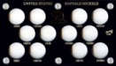 Capital Plastics 436 12-Coin holder for the Buffalo Nickel short set - www.jakesmp.com