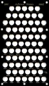 Capital Plastics BVD5C U.S. Jefferson Nickels 72-Coin Holder - www.jakesmp.com