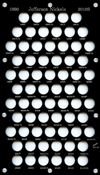 Capital Plastic BVD5D 72-Coin Holder U.S. Jefferson Nickels - 1990-2010 S - www.jakesmp.com
