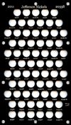Capital Plastics BVD5E U.S. Jefferson Nickels 2011 to 2033-S Proof 72-Coin Holder - www.jakesmp.com