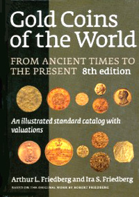 Gold Coins of the World by Friedberg