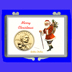 .jpg of a 3x2 coin holder with santa clause