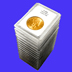 .jpg of a Coin World slab type coin holder
